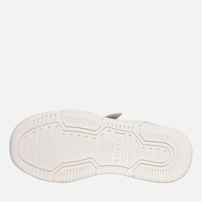 Levi's Meisjes Maverick Sneakers Off White/Blauw 3558 Off wit Blue 3558 - Afbeelding 2