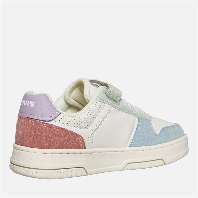Levi's Meisjes Maverick Sneakers Off White/Blauw 3558 Off wit Blue 3558 - Afbeelding 5