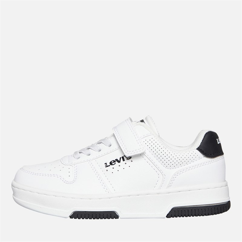 Levi's Kinderen Maverick Sneakers Wit/Zwart 0062 wit Black 0062