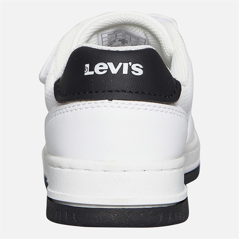 Levi's Kinder Maverick Sneaker Weiß/Schwarz 0062 White Black 0062 - Bild 3