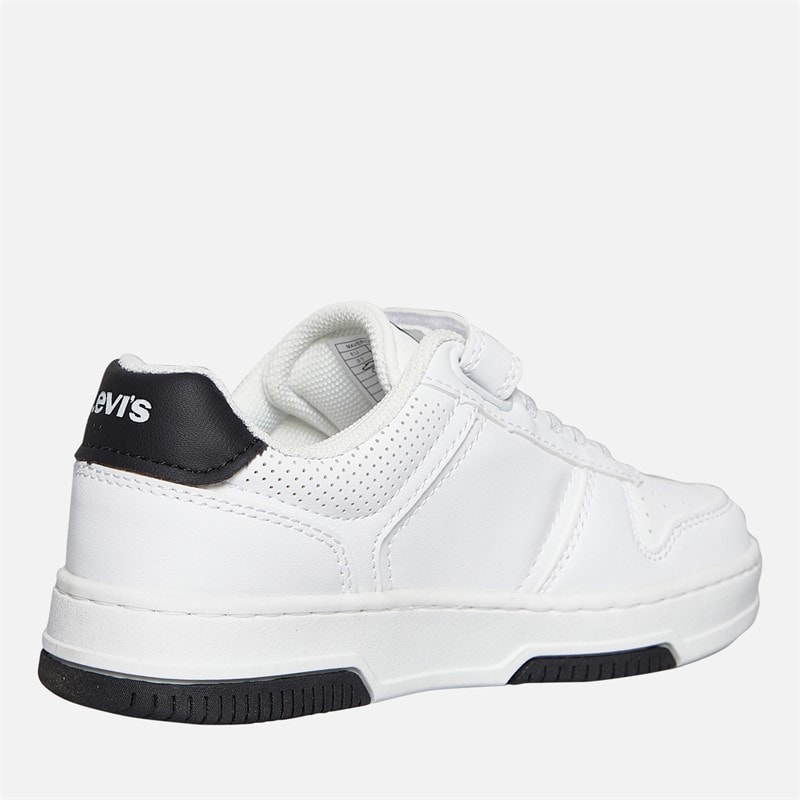 Levi's Kinder Maverick Sneaker Weiß/Schwarz 0062 White Black 0062 - Bild 5