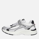 Levi's Kinderen Curtis Sneakers Zilver/Wit/Zwart 0908 Silver wit Black 0908