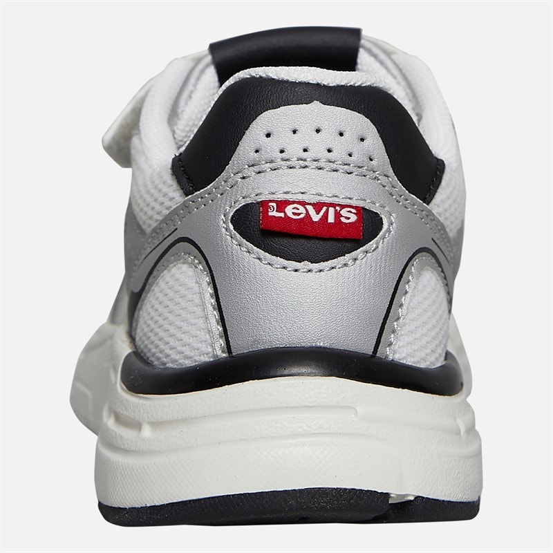 Levi's Kinderen Curtis Sneakers Zilver/Wit/Zwart 0908 Silver wit Black 0908 - Afbeelding 3