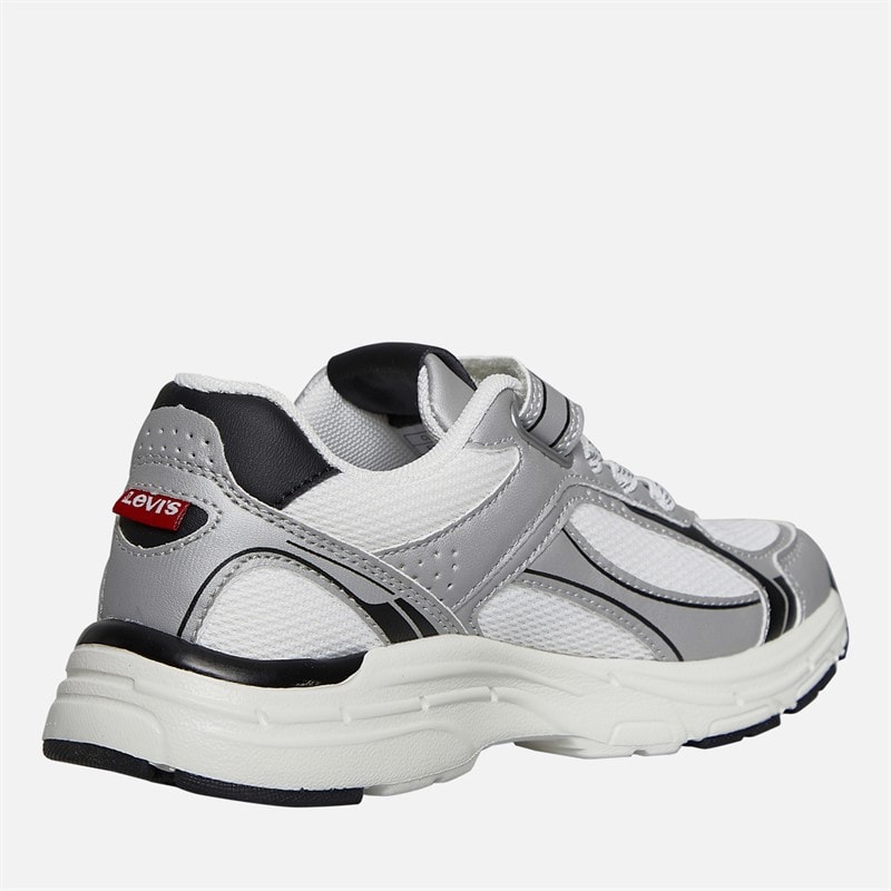 Levi's Kinderen Curtis Sneakers Zilver/Wit/Zwart 0908 Silver wit Black 0908 - Afbeelding 5