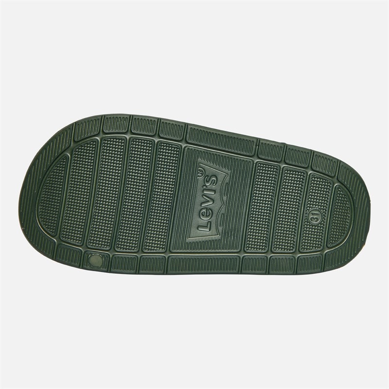 Levi's Kinderen Wendy Slippers Khaki 0581 - Afbeelding 3