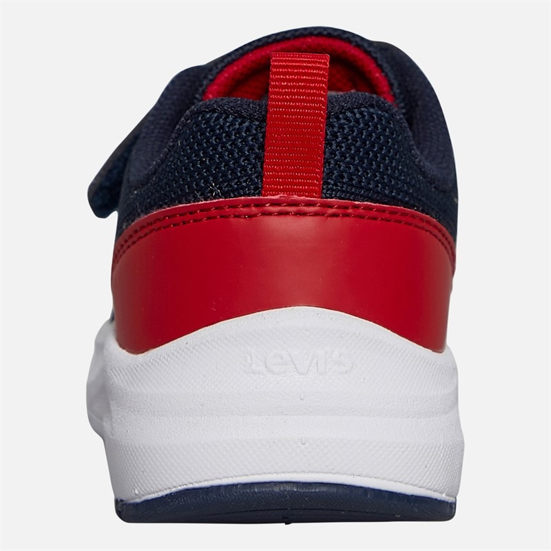 Levi's Buty sportowe dla dzieci Hudson granatowo-czerwone 0290 kolor Navy Red 0290 – zdjęcie  3
