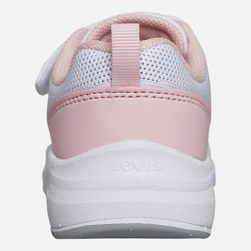 Levi's Meisjes Hudson Sneakers wit Rose 2900 - Afbeelding 3