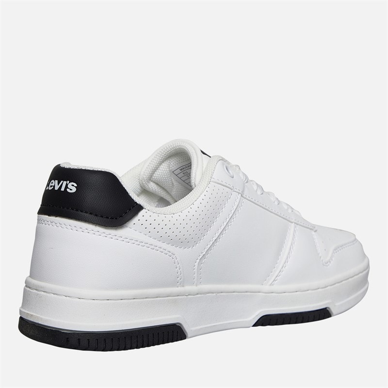 Levi's Baskets Junior Maverick Blanc/Noir 0062 White Black 0062 - Image 5
