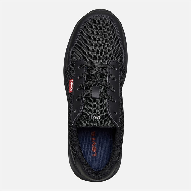 Levi's Junior Harlem Sneakers Zwart/Zwart 0562 Black Black 0562 - Afbeelding 4