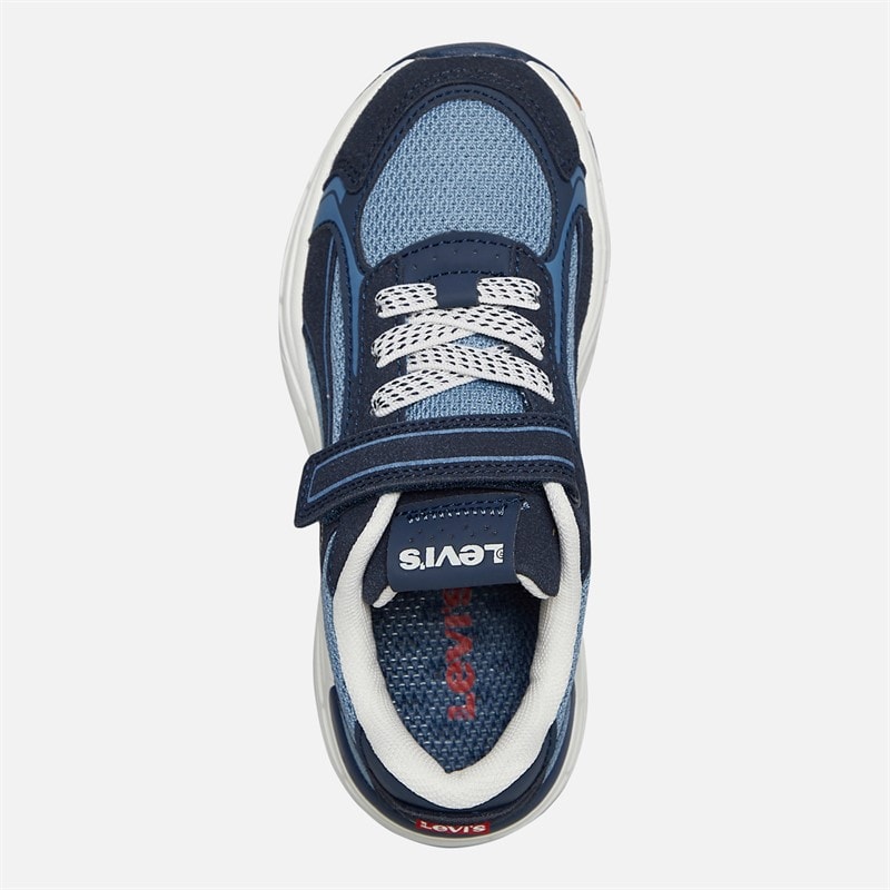 Levi's Kinderen Curtis Sneakers Navy Jeans 1690 - Afbeelding 4