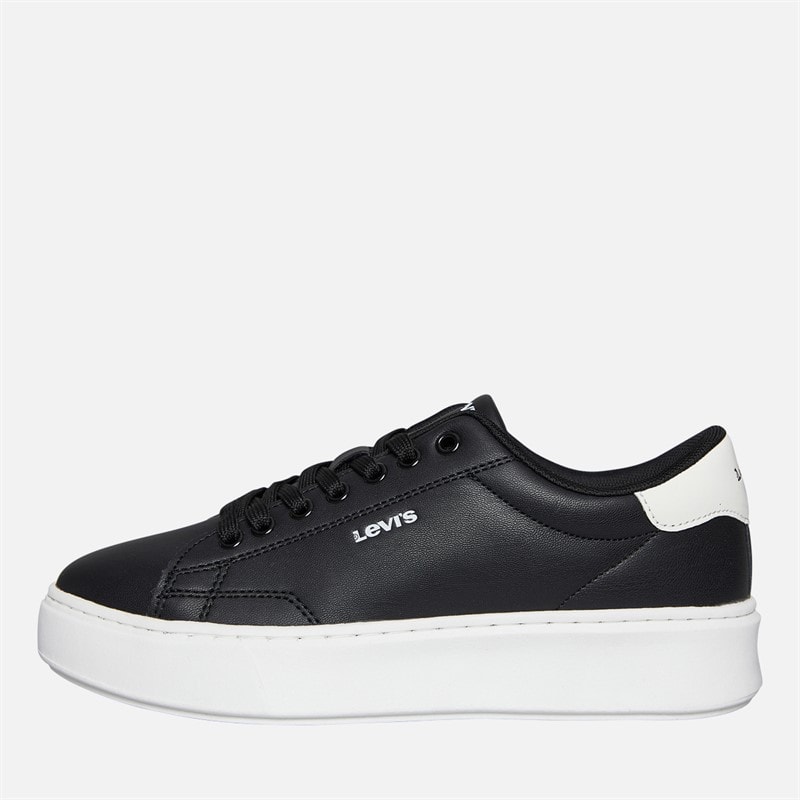 Levi's Kinderen Junior Amber Sneakers Zwart/Wit 0008 Black wit 0008