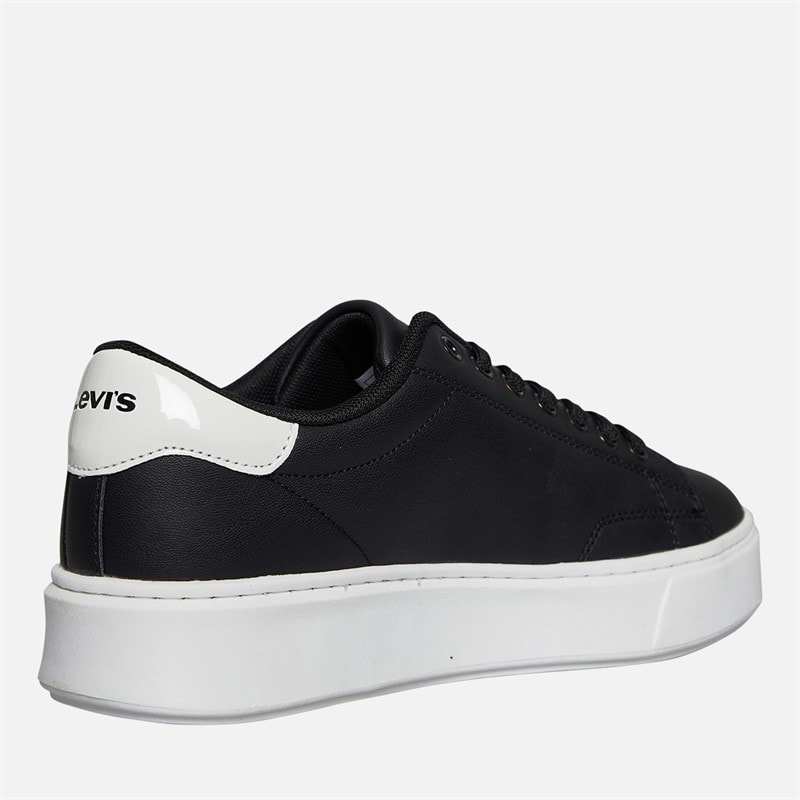 Levi's Kinderen Junior Amber Sneakers Zwart/Wit 0008 Black wit 0008 - Afbeelding 5