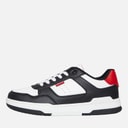 Levi's Junioren John Sneakers Zwart/Wit/Rood 0230 Black wit Red 0230