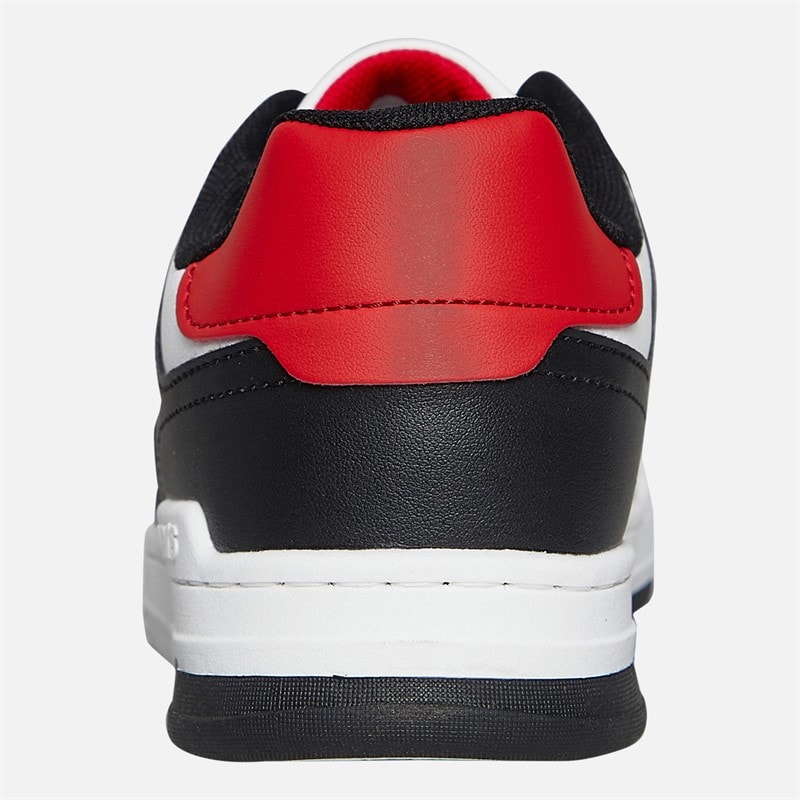 Levi's Junioren John Sneakers Zwart/Wit/Rood 0230 Black wit Red 0230 - Afbeelding 3
