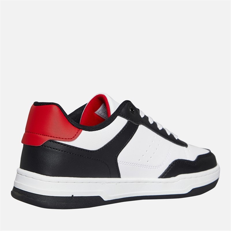 Levi's Junioren John Sneakers Zwart/Wit/Rood 0230 Black wit Red 0230 - Afbeelding 5