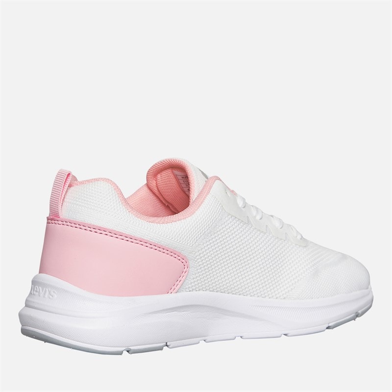 Levi's Junior Meisjes Hudson Sneakers Wit/Rose 2900 wit Rose 2900 - Afbeelding 5