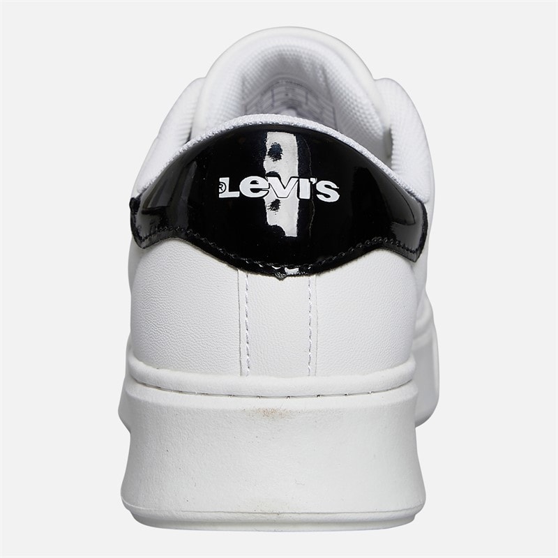 Levi's Junior Amber Sneakers Wit/Zwart 0062 wit Black 0062 - Afbeelding 3