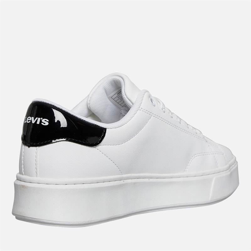 Levi's Junior Amber Sneakers Wit/Zwart 0062 wit Black 0062 - Afbeelding 5
