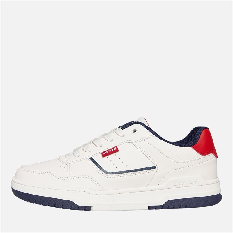 Levi's Junior John Sneakers Off White/Navy 3130 Off wit Navy 3130