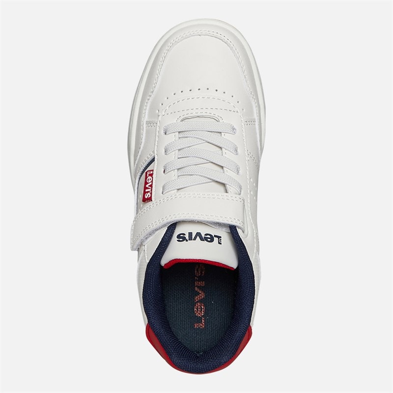 Levi's Kinderen John Sneakers Off White/Marine 3130 Off wit Navy 3130 - Afbeelding 4