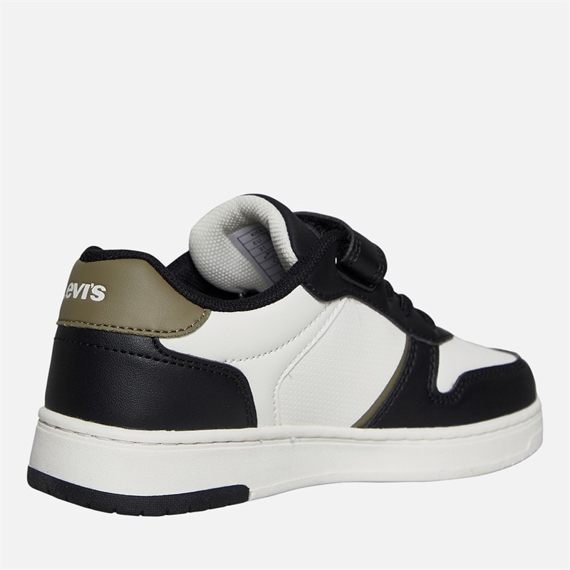 Levi's Kinderen Kick Sneakers Off White/Zwart 2933 Off wit Black 2933 - Afbeelding 5