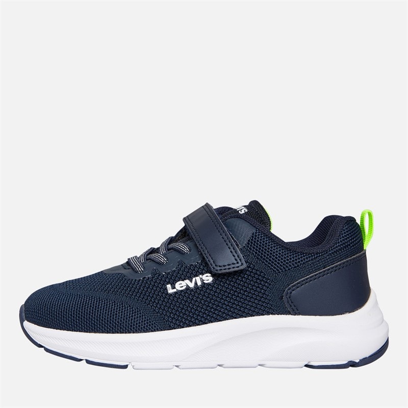 Levi's Kinderen Hudson Sneakers Navy/Geel 0923 Navy Yellow 0923