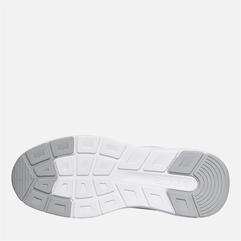 Levi's Juni Meisjes Hudson Sneakers Pastel Roze/Wit 3004 Pastel Pink wit 3004 - Afbeelding 2