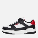 Levi's Kinderen John Sneakers Zwart/Wit/Rood 0230 Black wit Red 0230