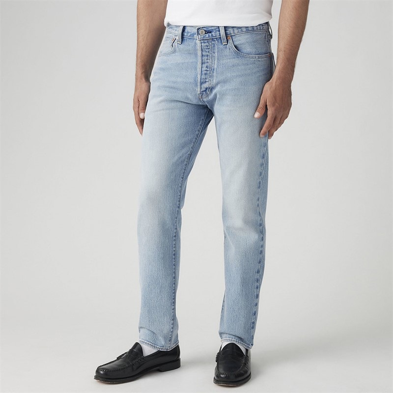 Levi's Heren 501 Slim Taper Jeans Me Transfer
