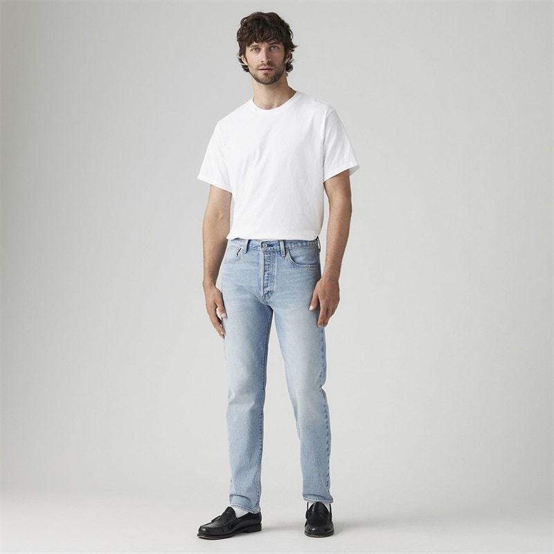 Levi's Heren 501 Slim Taper Jeans Me Transfer - Afbeelding 2
