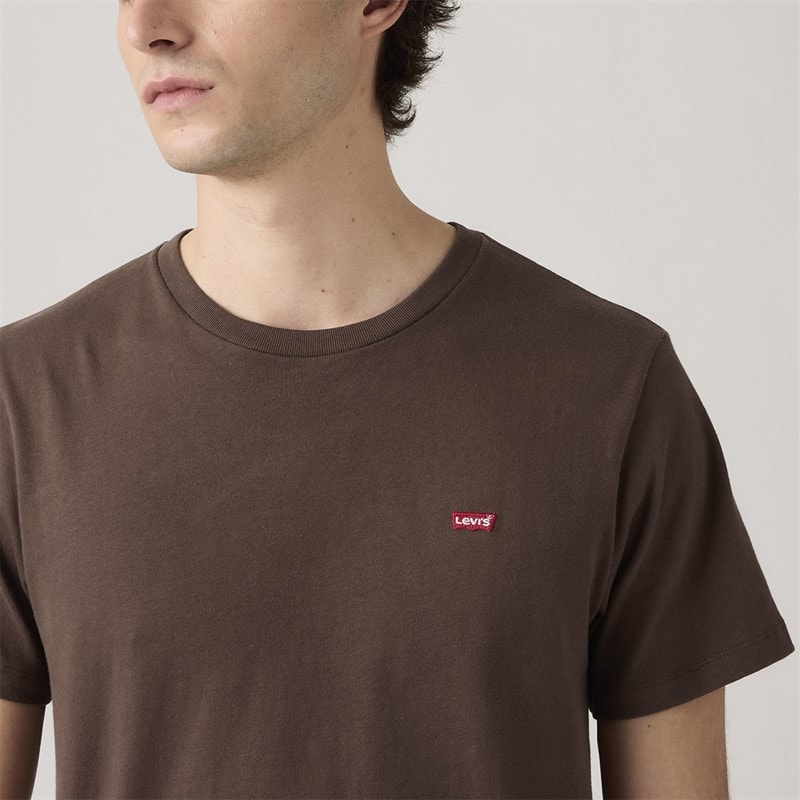 Levi's T-shirt Original HM dla niego kolor Bracken – zdjęcie  3