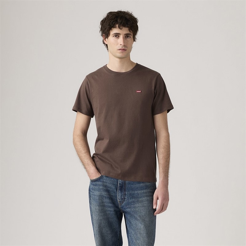 Levi's T-shirt Original HM dla niego kolor Bracken – zdjęcie  4
