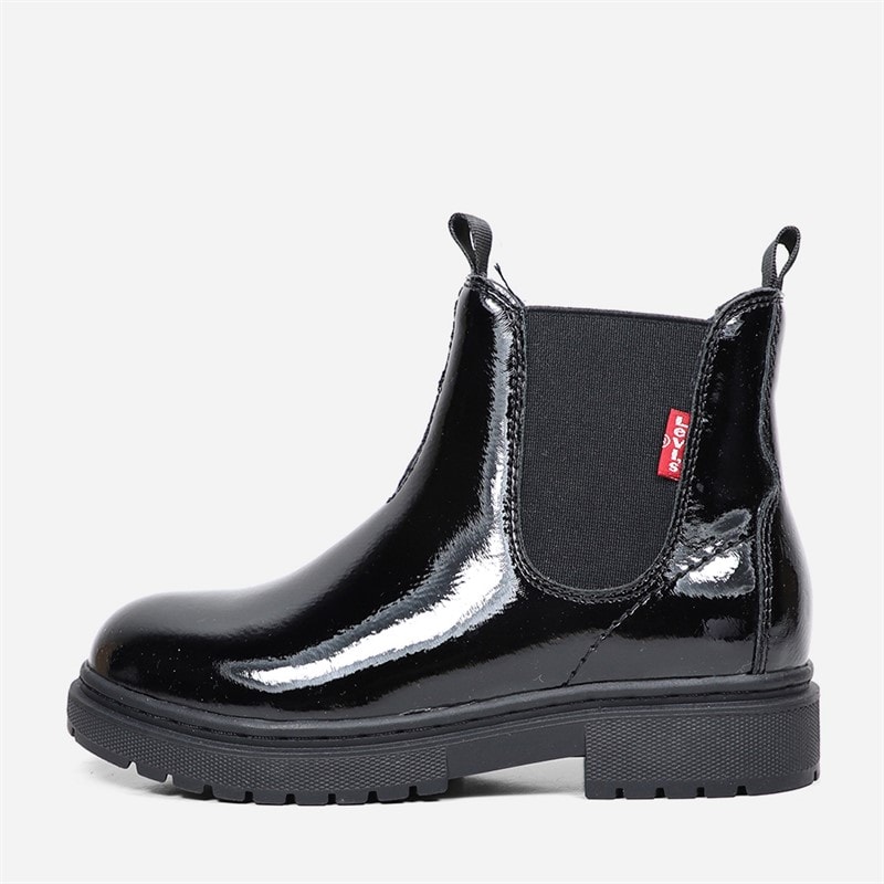 Levi's Bottes Oliver Fille Black Shiny 2459 - Image 1