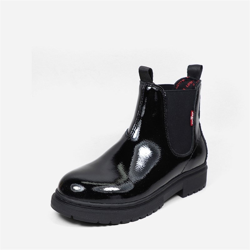 Levi's Bottes Oliver Fille Black Shiny 2459 - Image 2
