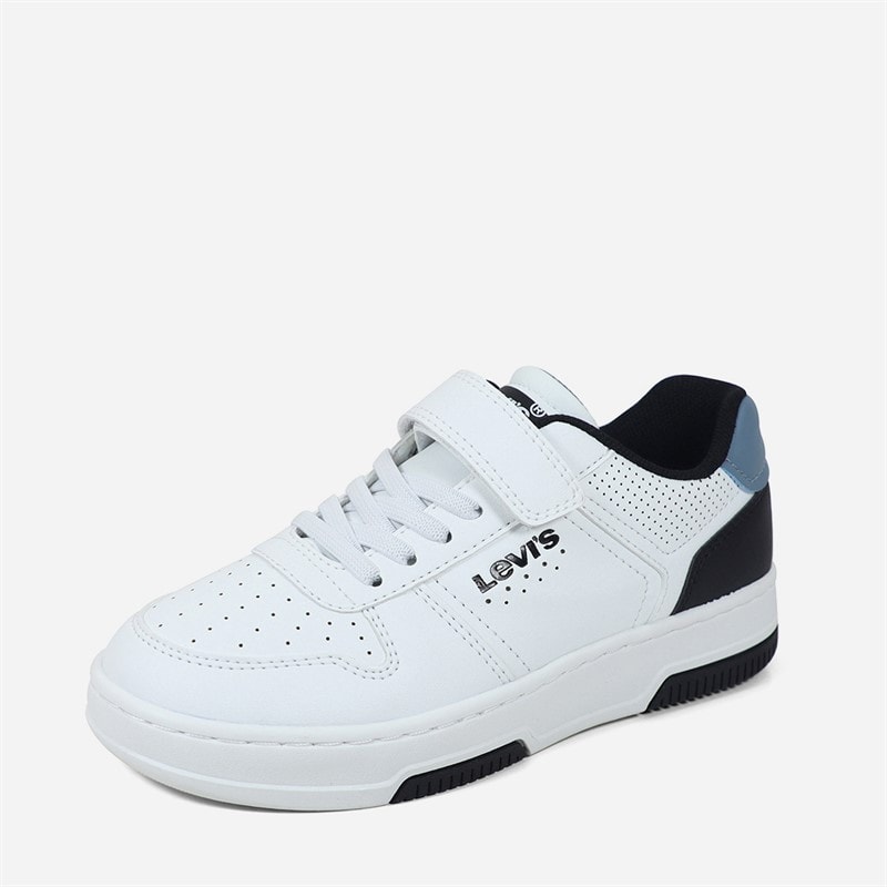 Levi's Baskets Maverick Enfant White Black Blue 0956 - Image 2