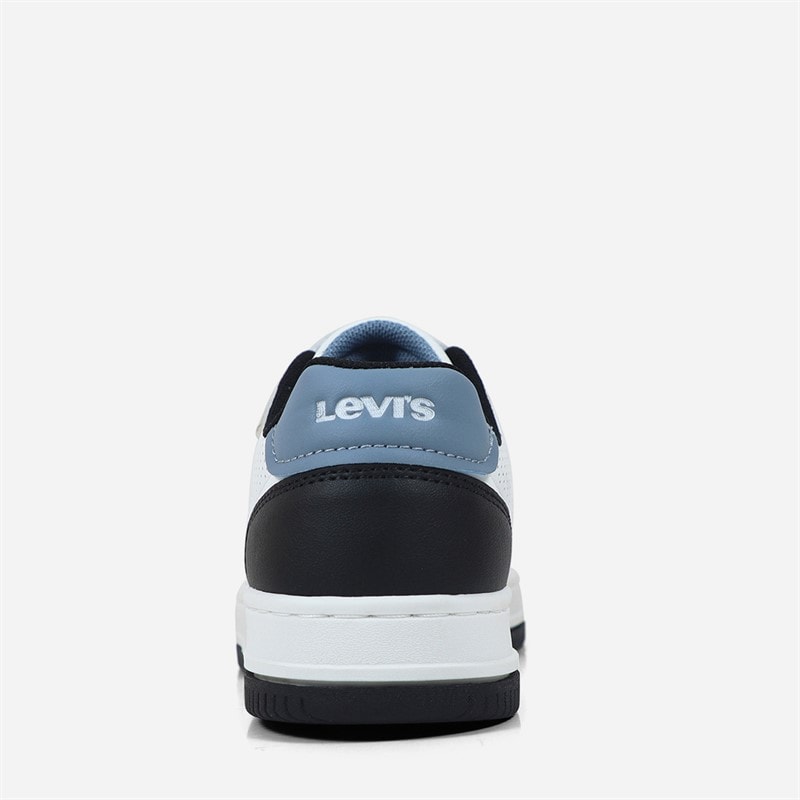 Levi's Baskets Maverick Enfant White Black Blue 0956 - Image 4