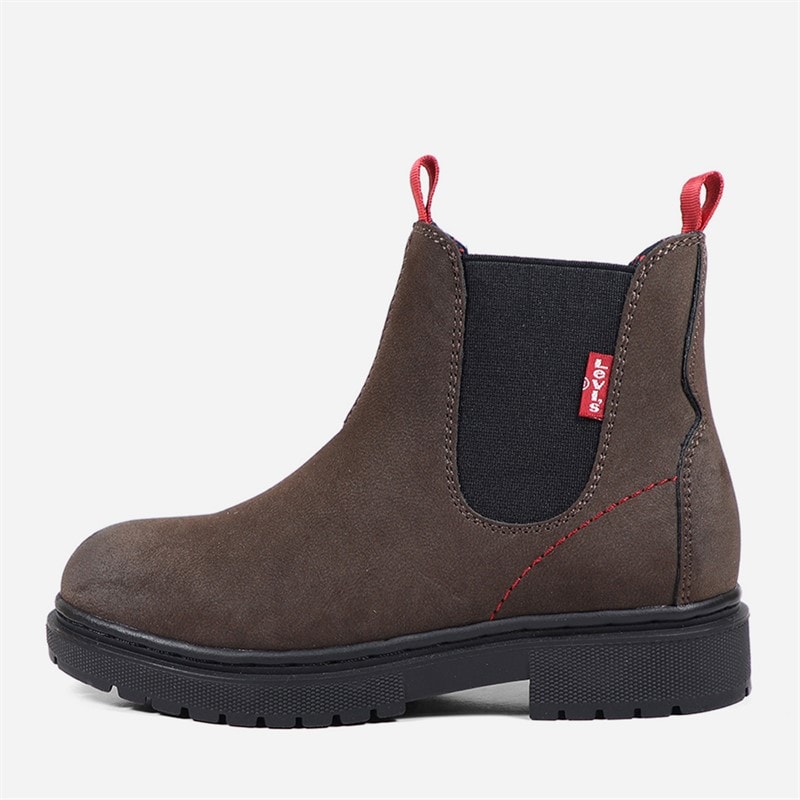 Levi's Oliver buty dla dziewczynki kolor Brown 0012 – zdjęcie  1
