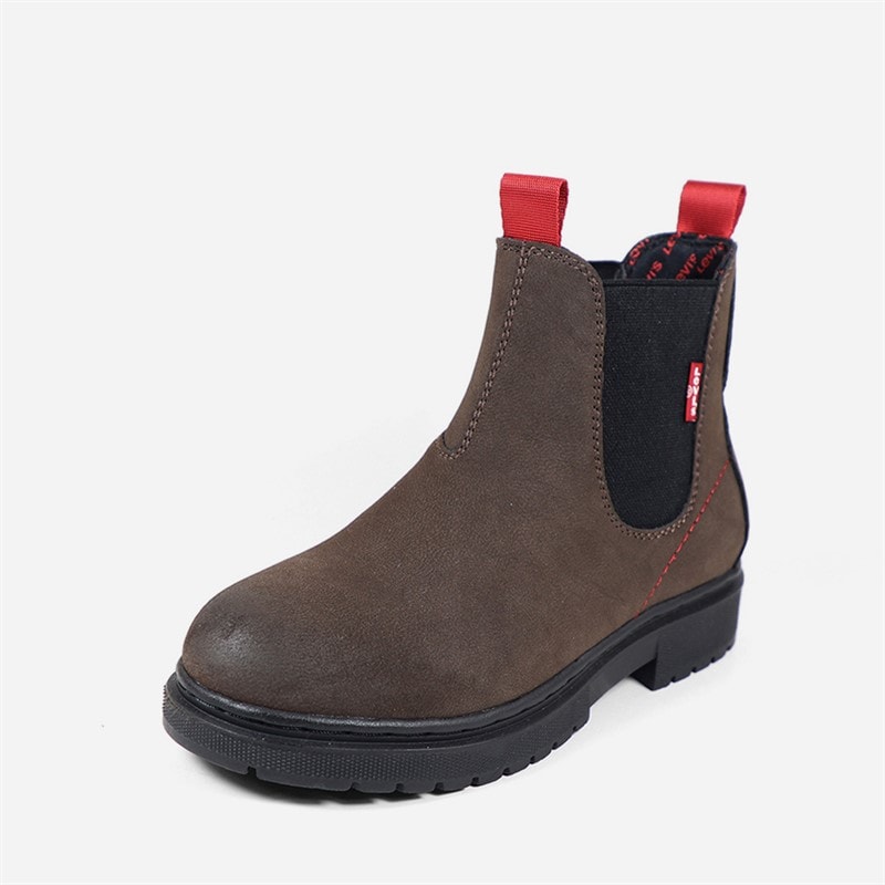Levi's Oliver buty dla dziewczynki kolor Brown 0012 – zdjęcie  2