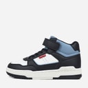 Levi's Kinder John Se Mid Sneaker Black Off White 0600