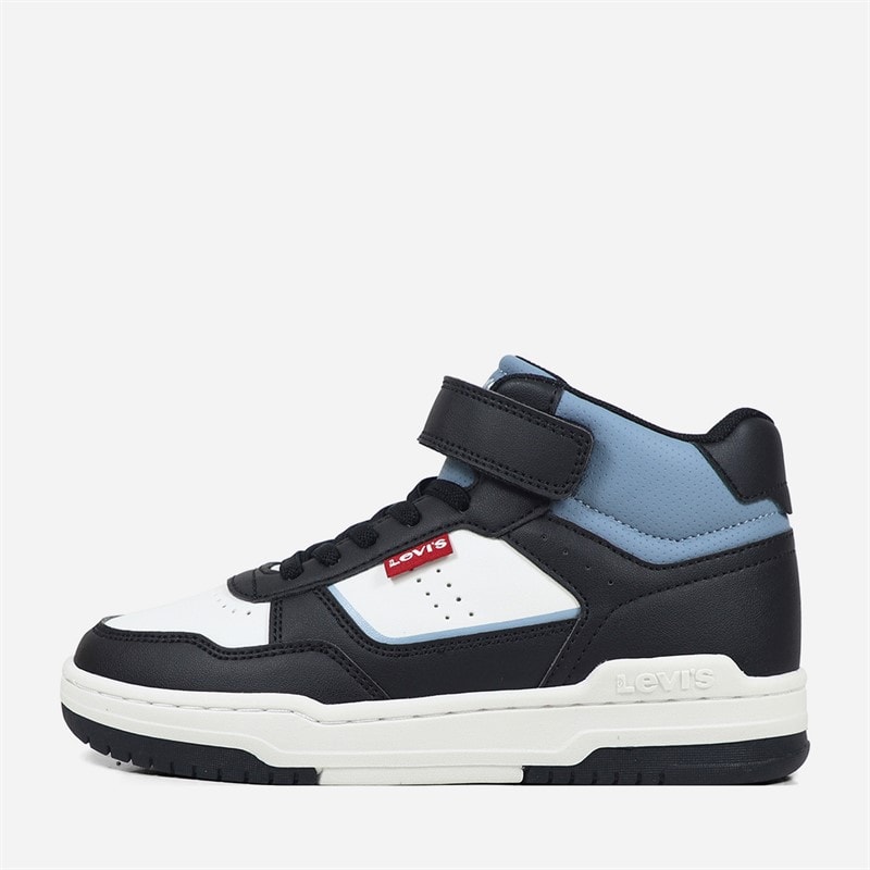 Levi's Kinder John Se Mid Sneaker Black Off White 0600 - Bild 1