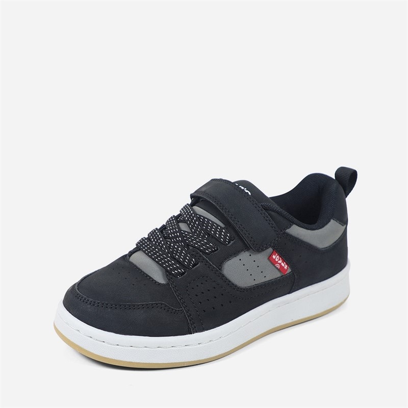 Levi's Sneakersy Park Avenue dla dzieci kolor czarno-szare 0370 – zdjęcie  2
