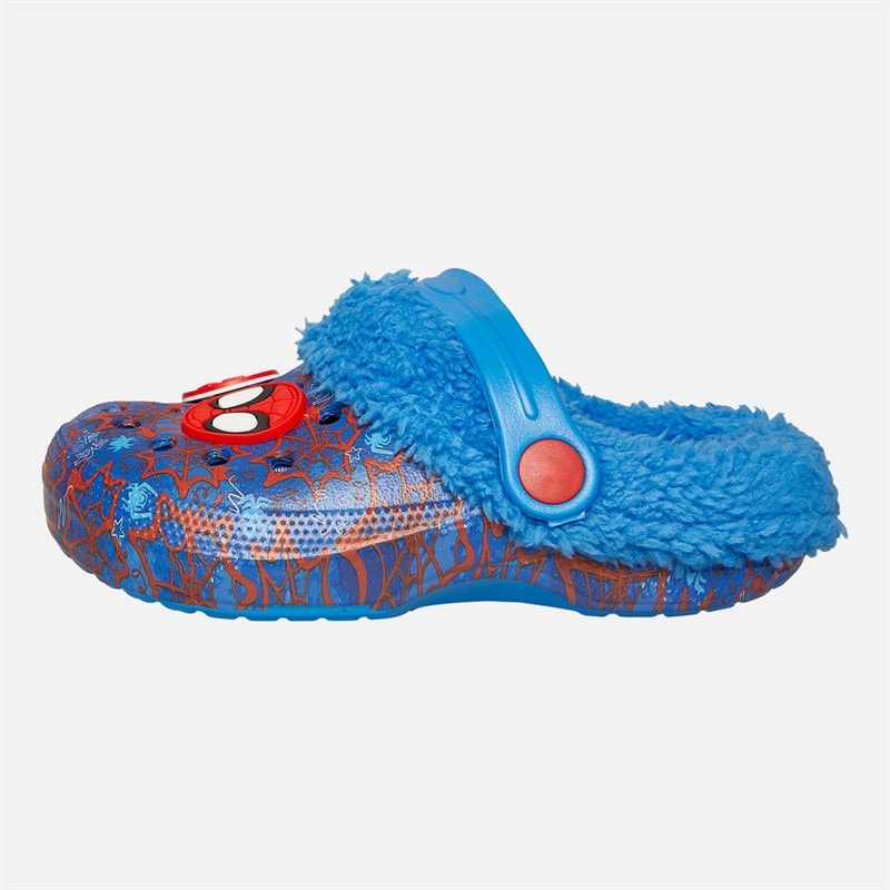 Spiderman Baby Jongens Spidey And Friends Woddson Fur Gevoerde Klompen Blauw/Rood/Multi - Afbeelding 2
