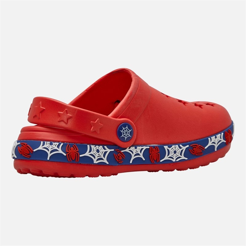 Spiderman Kleinkind Junge Muster Clogs Rot - Bild 5