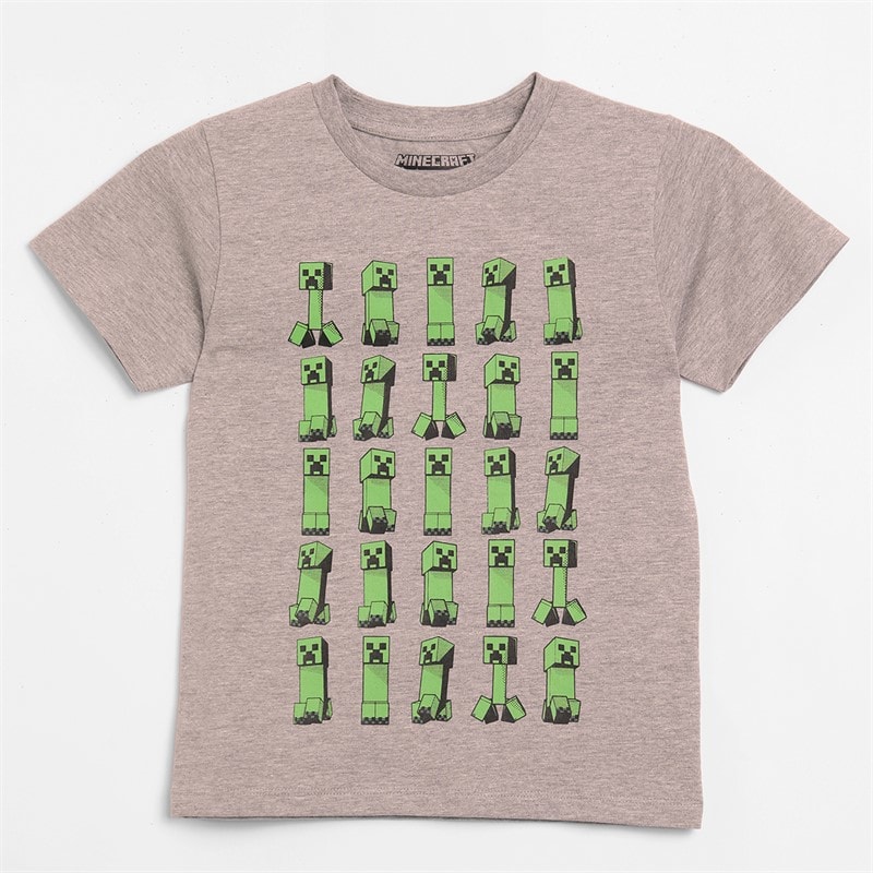 Minecraft lot de 3 t-shirts Garçon Gris ciel/Bleu Sky-Grey-Blue - Image 4