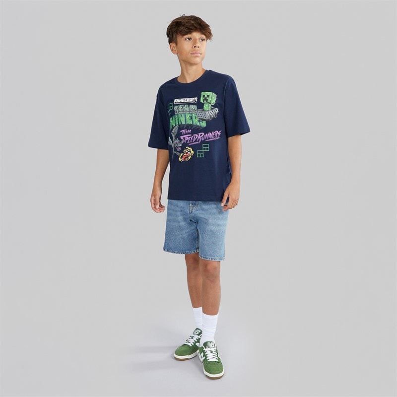 MINECRAFT T-shirt Mjahi Garçon Navy Blazer - Image 4