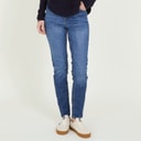 Noisy May Dames Satty Skinny jeans Blauw
