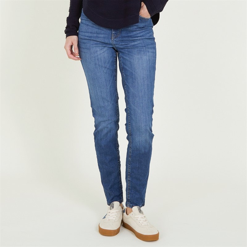 Noisy May Dames Satty Skinny jeans Blauw - Afbeelding 1
