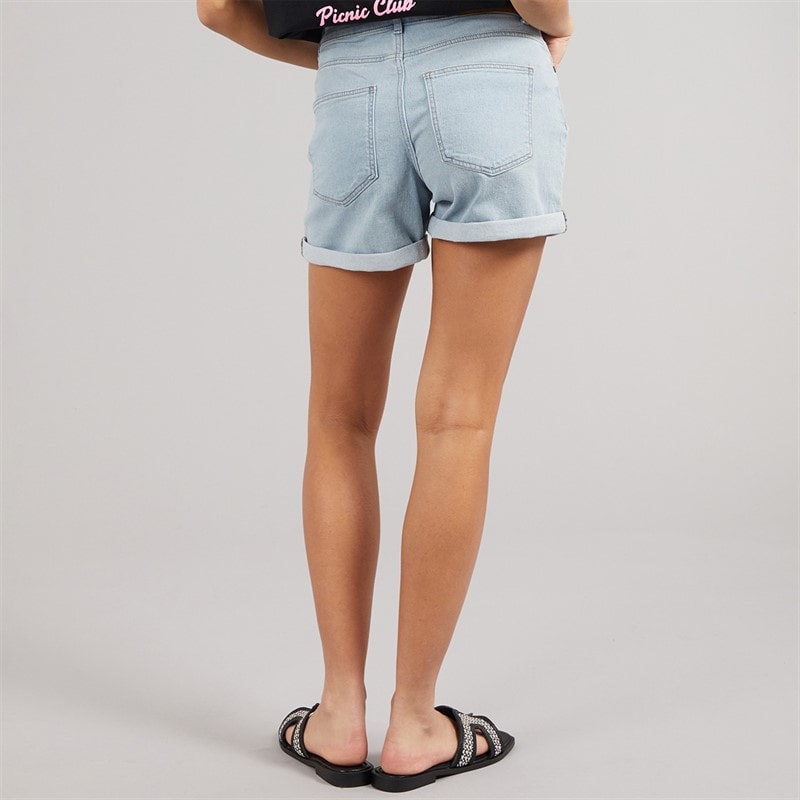 Noisy May Shorts en denim Debby Femme Light Blue Denim - Image 2