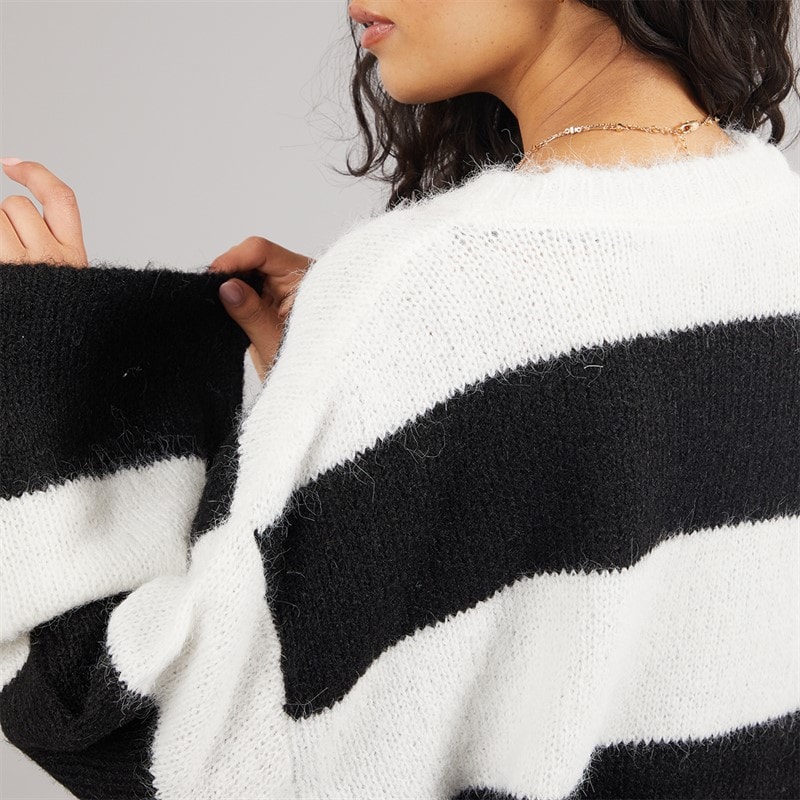 Noisy May Dames Sutton Oversized Gebreide Trui Eggnog - Afbeelding 3