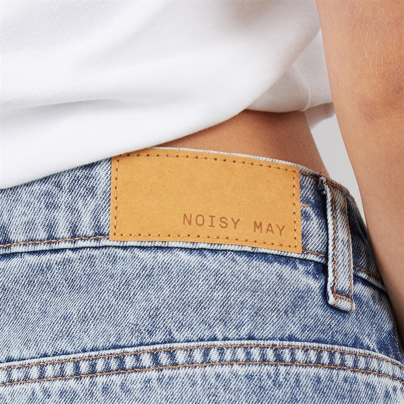 Noisy May Shorts Bermuda Mindie Femme Light Blue Denim - Image 5